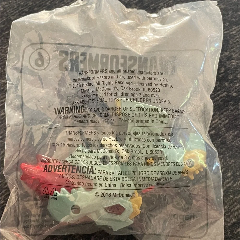 Transformers 6 new in package McDonald’s Grimlock Toy